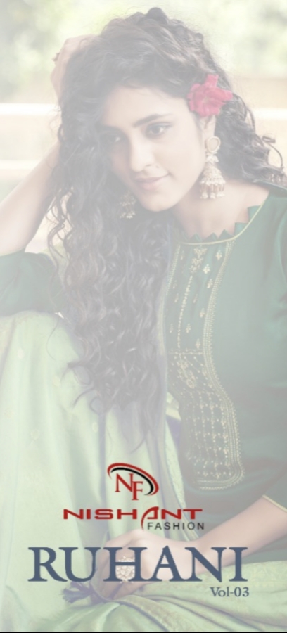 Ruhani Vol 3 By Nishant Fashion Dealer And Exporter Surat Gujarat