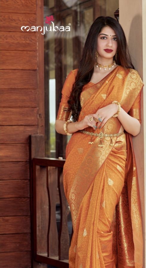 Misty Silk Series 4401 To 4410 By Manjuba Single Available Manufacturer Treaders Surat