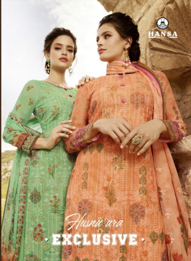 Husna Ara Exclusive By Hansa Print Manufacturer Treaders Surat