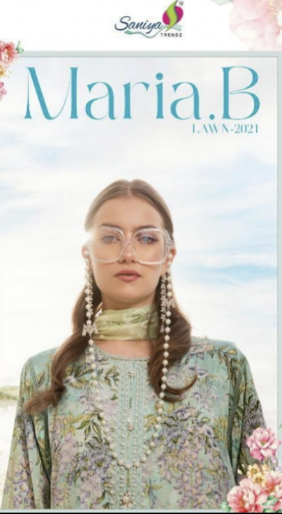 Maria B Lawn 2021 By Saniya Trendz Manufacturer And Dealer From All Over India