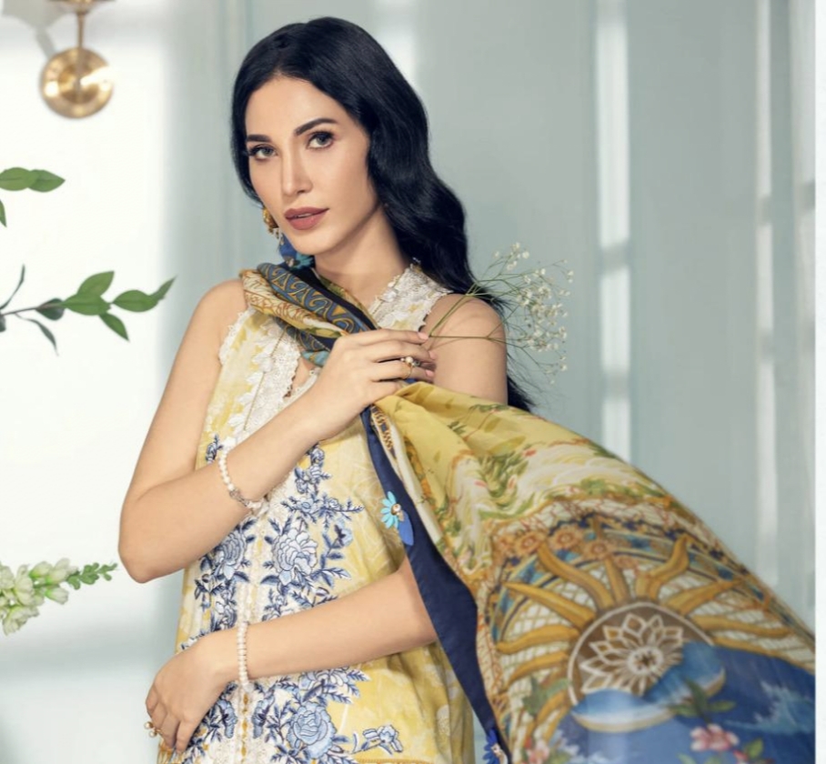 Anaya Luxury Lawn By Sairoz Fabs Wholesale Supplier Traders In Surat