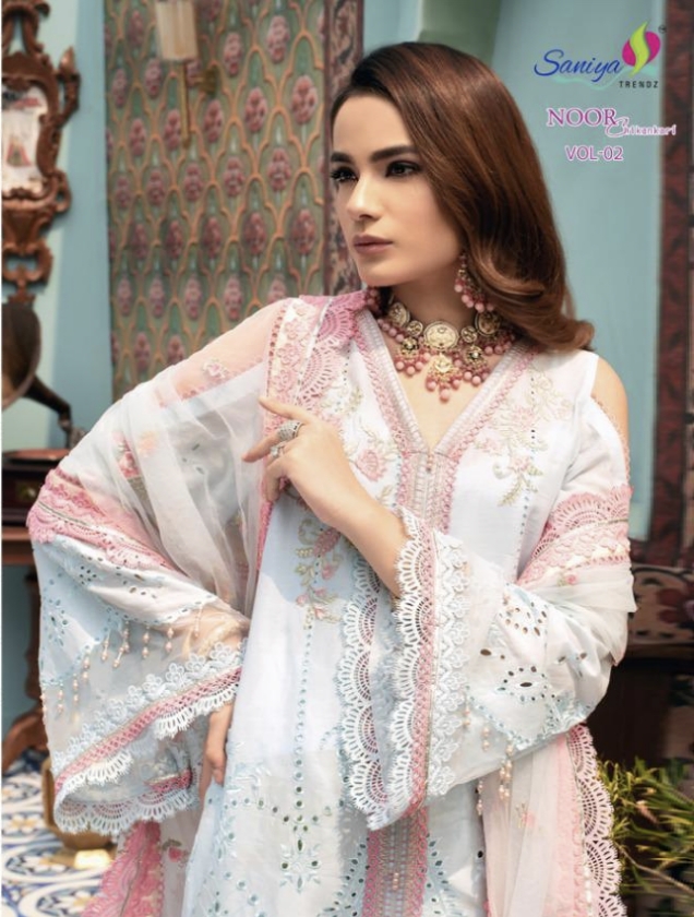 Noor Chickenkari Vol 2 By Saniya Trendz Manufacturer And Dealer From All Over India