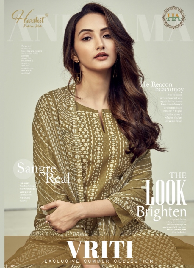 Vriti By Harshit Fashion Hub By Alok Suit Wholesale Supplier Traders In Surat