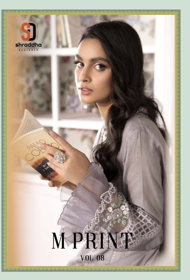 M Print Vol 8 By Sharaddha Designer Manufacturer Traders And Exporter Surat