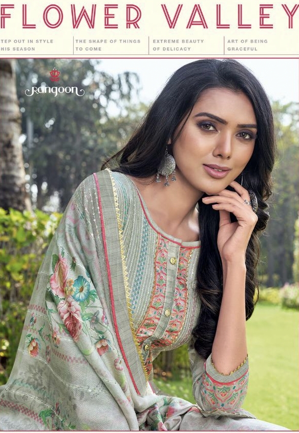 Flower Valley By Rangoon By Kessi Fabrics Manufacturer Traders Surat