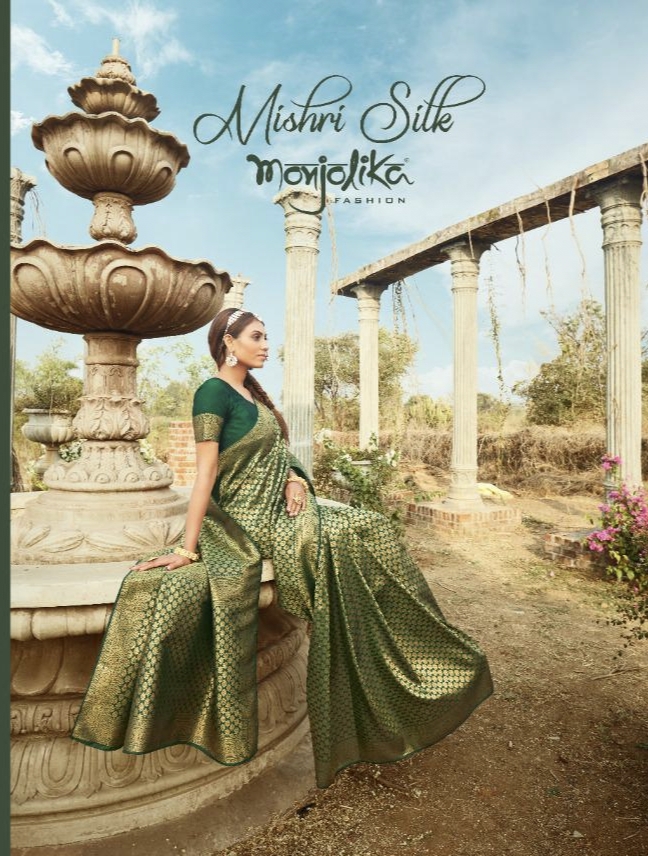Mishri Silk Series 3601 To 3605 By Monjolika Fashion Single And Set Stockiest And Supplier From Sura...
