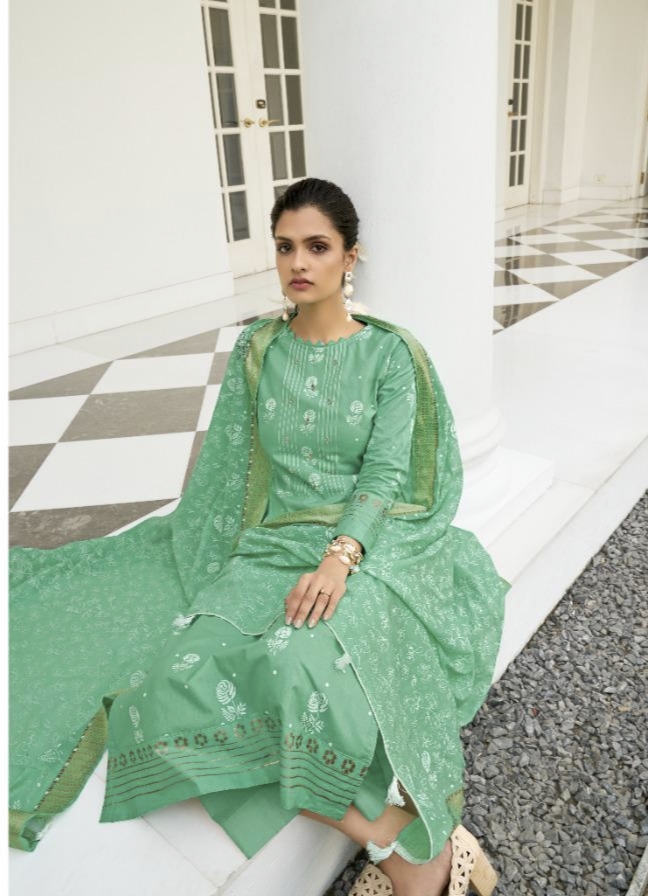 Falak By Kesar Karachi Cotton Suit Collection Manufacturer Traders And Dealer From India