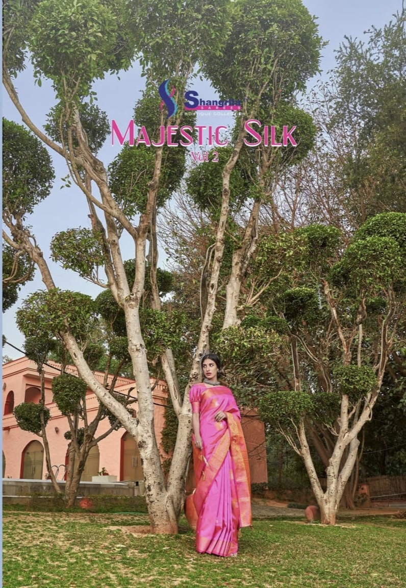 Majestic Silk Vol 2 By Shangrila Sarees Wholesaler Supplier From Surat