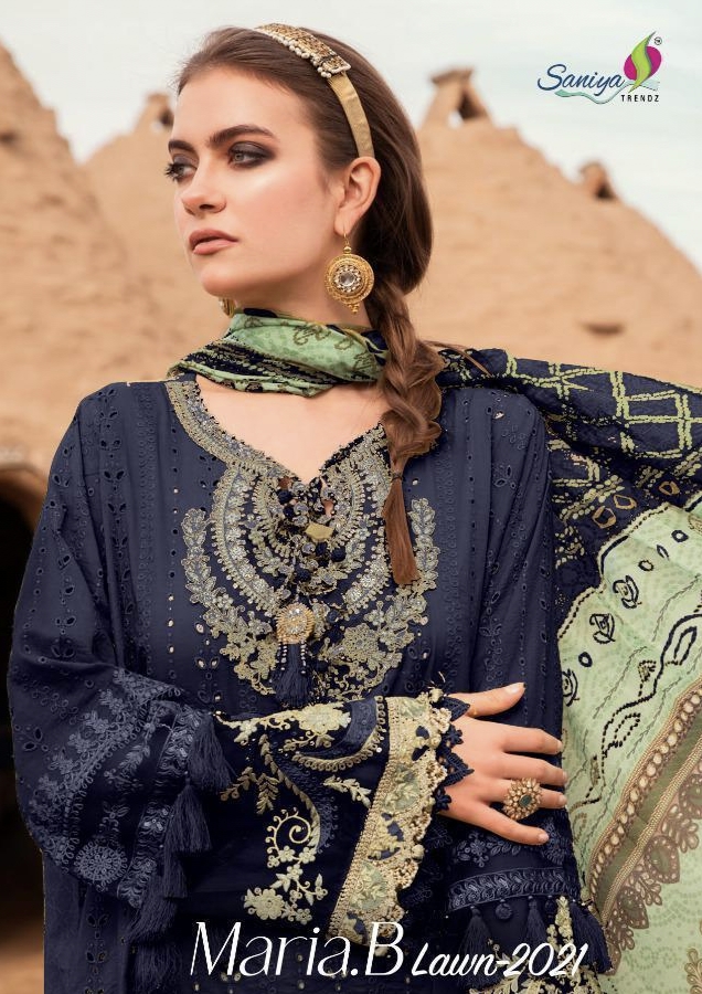 Maria B Lawn 2021 By Saniya Trendz Manufacturer Traders Surat