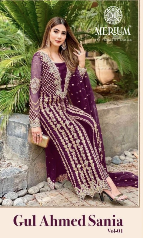 Gul Ahmedsaina By Merium Single And Set Stockiest And Supplier From Surat
