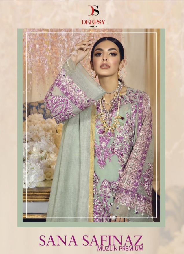 Sana Safinaz Muzlin Premium By Deepsy Suits Wholesale Suppliers And Dealer From India