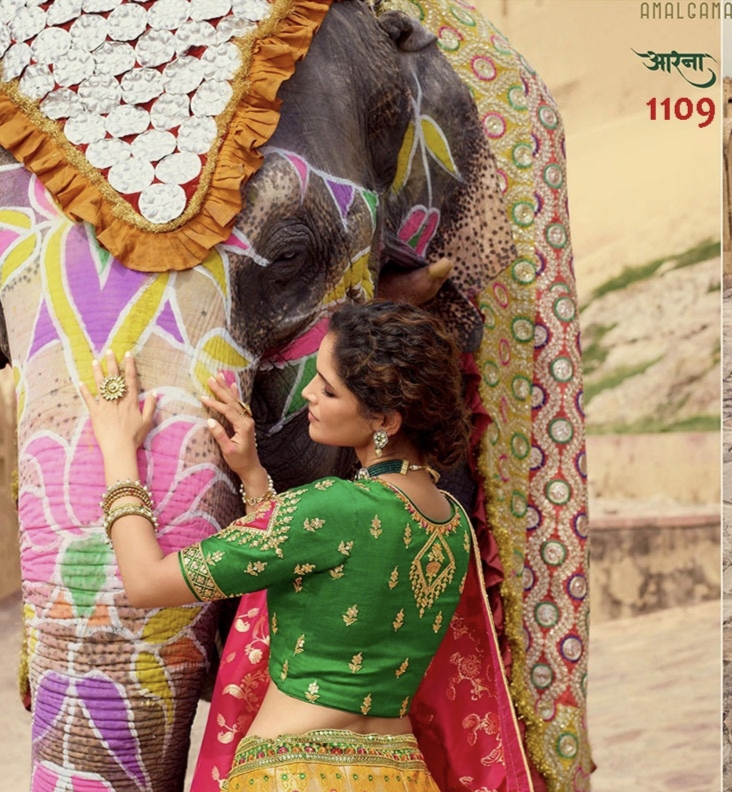 Aarna Lehanga Series 1101 To 1109 Single And Set Stockiest And Supplier From Surat