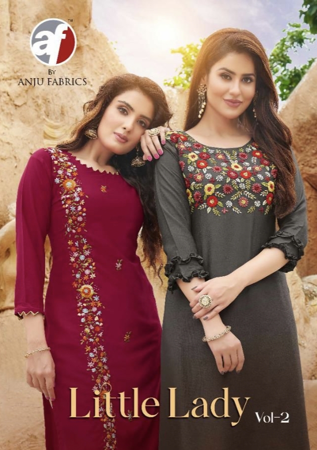 Little Lady Vol 2 By Anju Fabrics Dealer And Exporter Surat Gujarat