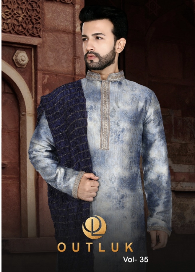 Outlook Vol 35 By Outlook Kurta Pajama Single And Set Stockiest And Supplier From Surat