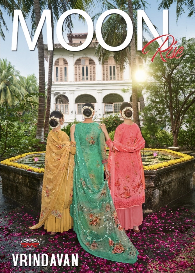 Moon Rise By Vrindavan Suit Wholesale Supplier Traders In Surat
