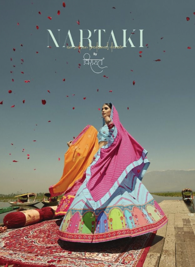 Nartaki Series 2001 To 2006 By Virasat Readymade Lehanga Choli Single And Set Stockiest And Supplier...
