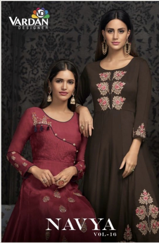 Navya Vol 16 By Vardan Designer Single And Set Stockiest And Supplier From Surat