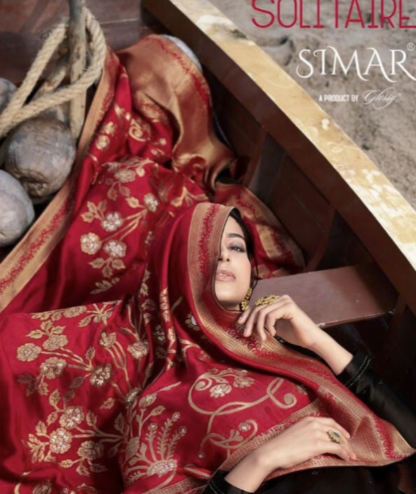 Solitaira Series 2502 To 2507 By Glossy Suit Single And Set Stockiest And Supplier From Surat