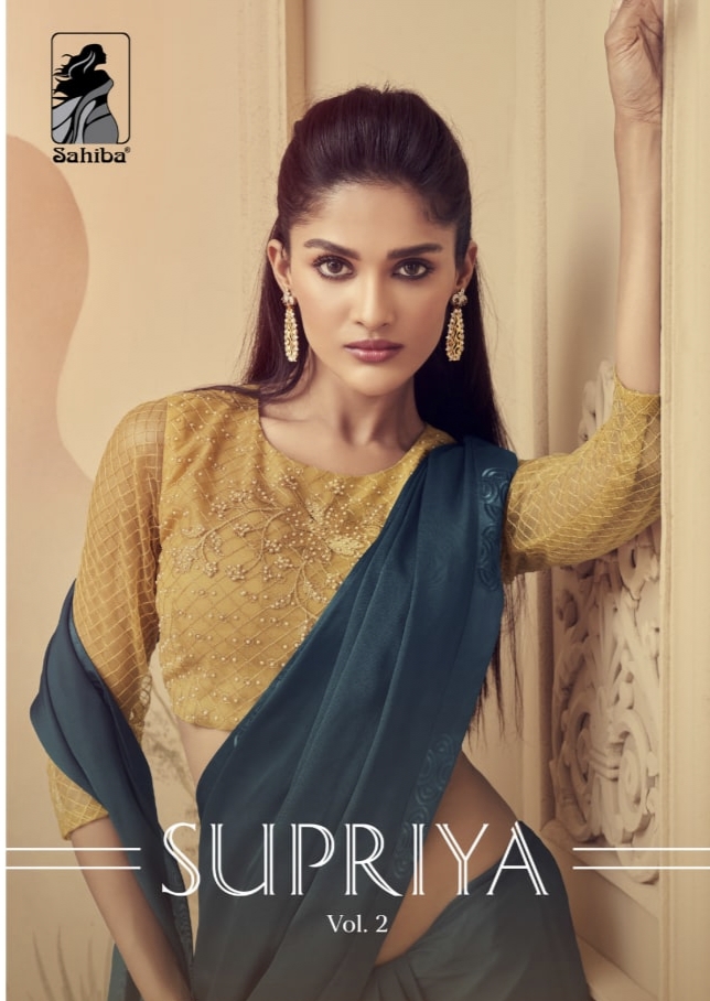 Supriya By Sahiba Designer Saree Single And Set Stockiest And Supplier From Surat