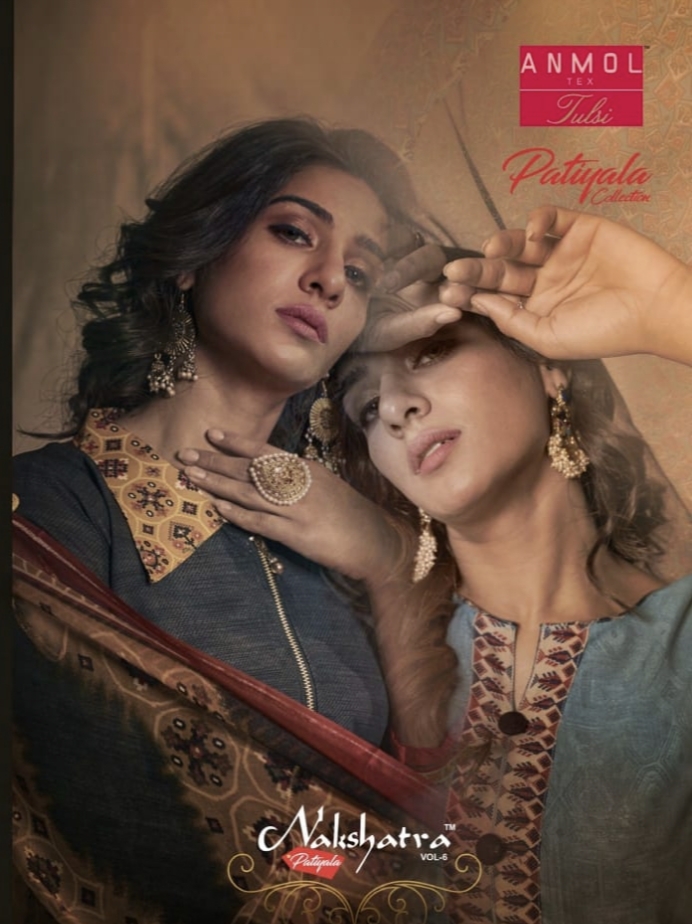 Nakshatra Patiyala Vol 6 By Anmol Tex Designer Suits Wholesale Suppliers And Dealer From India