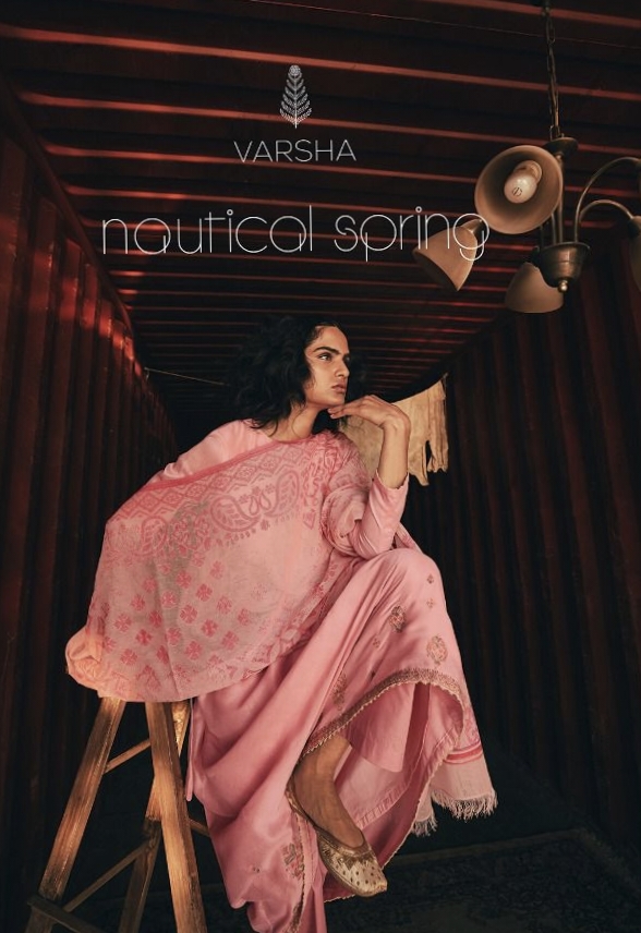 Nautical Spring By Varsha Designer Suits Wholesale Suppliers And Dealer From India