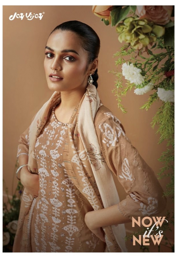 Now Its New By Jay Vijay Designer Cotton Suit Wholesale Supplier Traders In Surat