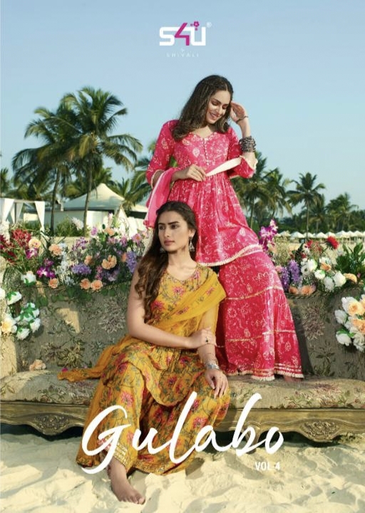 Gulabo Vol 4 By S4u Stylish Wear Collection Single Available Dealer From India
