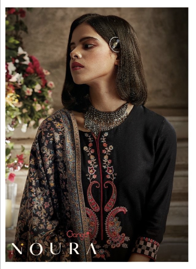Noura By Ganga Designer Cotton Suit Dealer And Exporter Surat Gujarat