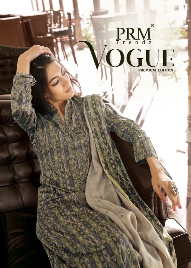Vogue By Prm Trendz Designer Cotton Suit Wholesaler Surat