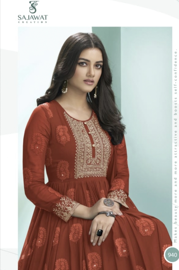 Kalpi Gold By Sajawat Creation Readymade Collection Dealer And Exporter Surat Gujarat