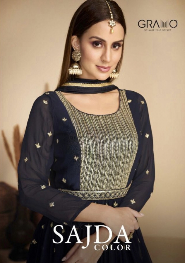 Sajda By Gramo Real Georgette Suit Wholesale Supplier Traders In Surat