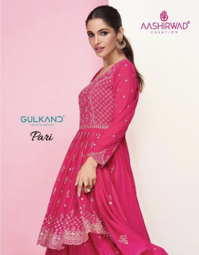 Pari Series 9300 To 9304 By Gulkand By Aashirwad Creation New Designer Skirt Collection Single And S...