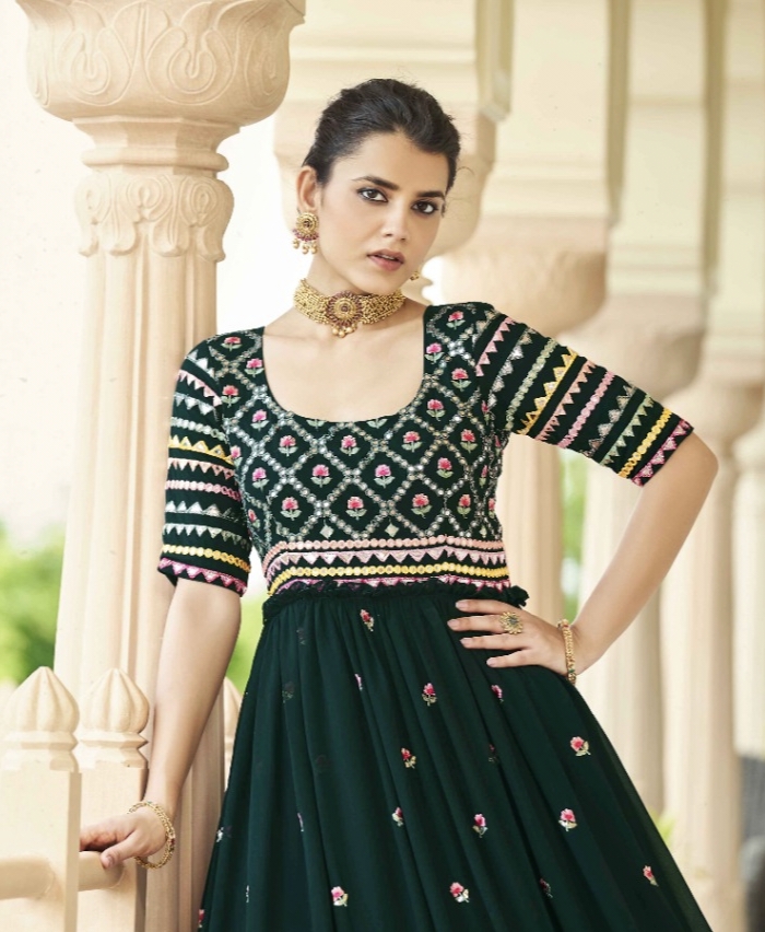 Floty Vol 24 By Shubhkala Designer Anarkali Gown Collection Single And Set Stockiest And Supplier Fr...