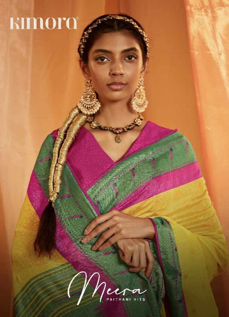 Meera Paithani Hits By Kimora Fashion Designer Saree Dealer And Exporter Surat Gujarat