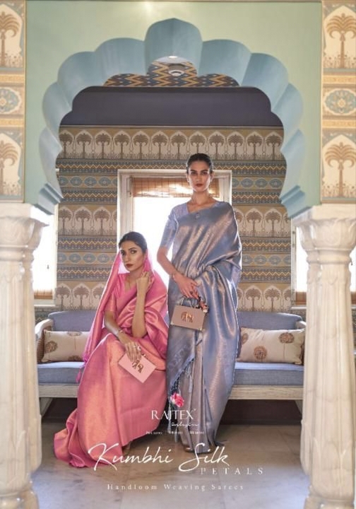 Kumbhi Silk Petals By Rajtex Saree Single And Set Stockiest And Supplier From Surat