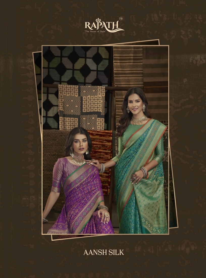 Aansh Silk By Rajpath Fabrics Treditional Patola Silk  Single And Set Stockiest And Supplier From Su...
