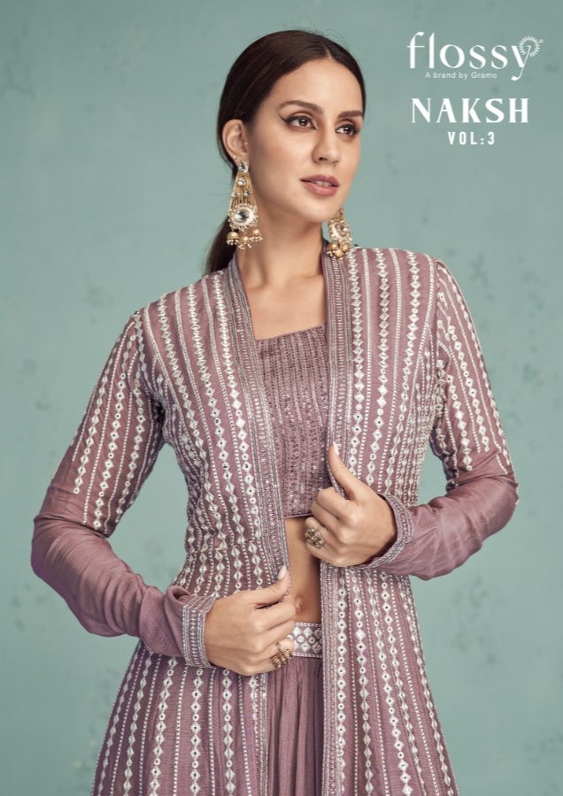 Naksh Vol 3 By Gramo By Flossy Designer Crop Top Wholesaler Supplier From Surat
