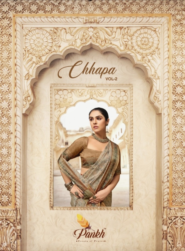 Chappa Vol 2 By Pankh Designer Saree Dealer From India