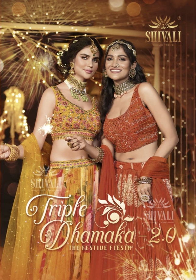 Triple Dhamaka Vol 2.0 By Shivali Designer Crop Top Wholesaler Supplier From Surat