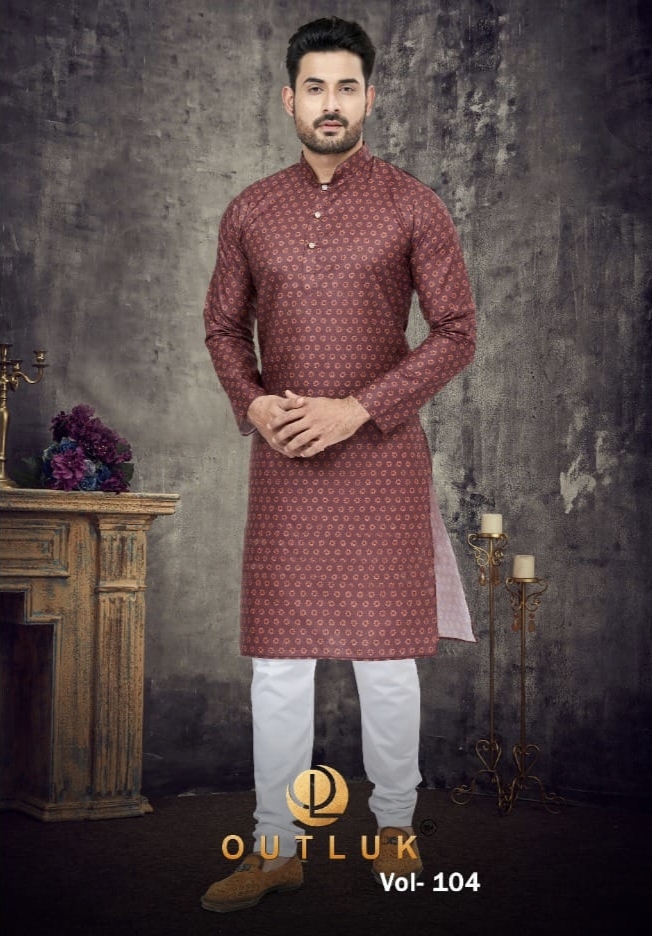 Outlook Vol 104 By Outlook Designer Kurta Collection Single And Set Stockiest Surat