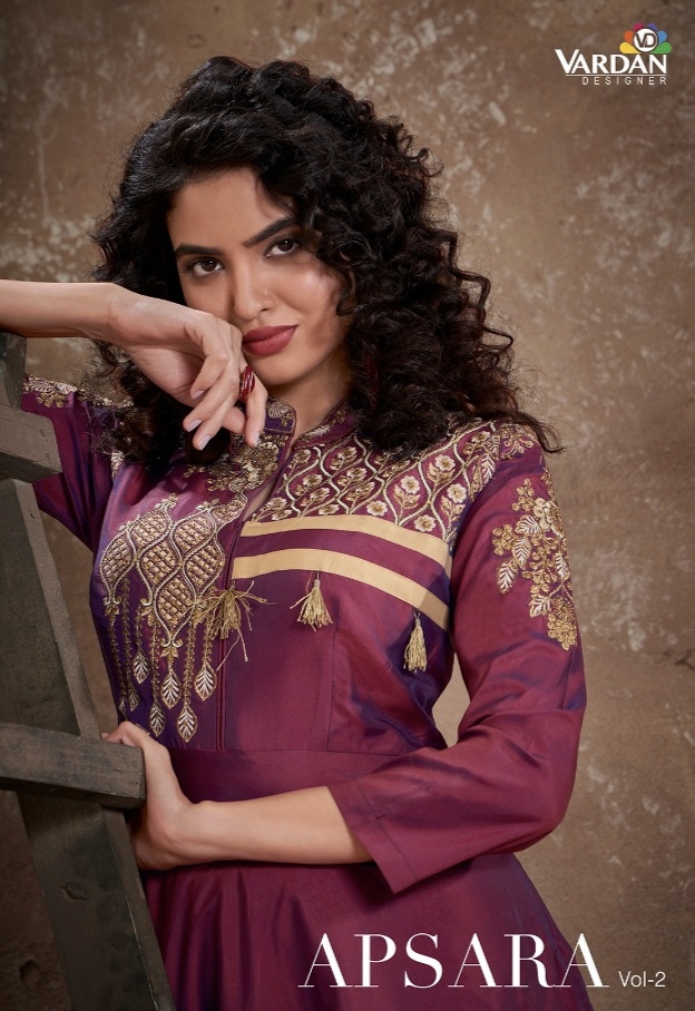 Apsara Vol 2 By Vardan Designer Party Wear Gown Single Available Wholesaler Surat