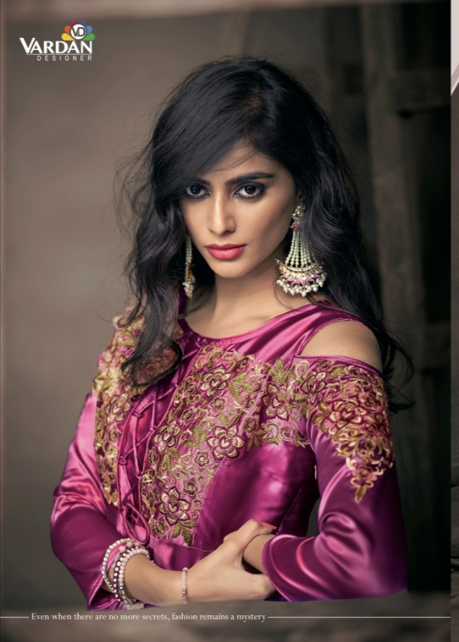 Navya Vol 10 Gold By Vardan Designer Fancy Party Wear Gown Single And Set Stockiest And Supplier Fro...