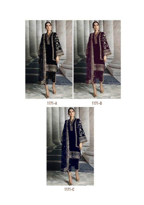 Anaya Velvet Colour By Deepsy Suits