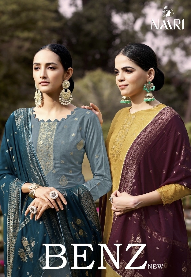 Benz By Naari Muslin Jacard Suit