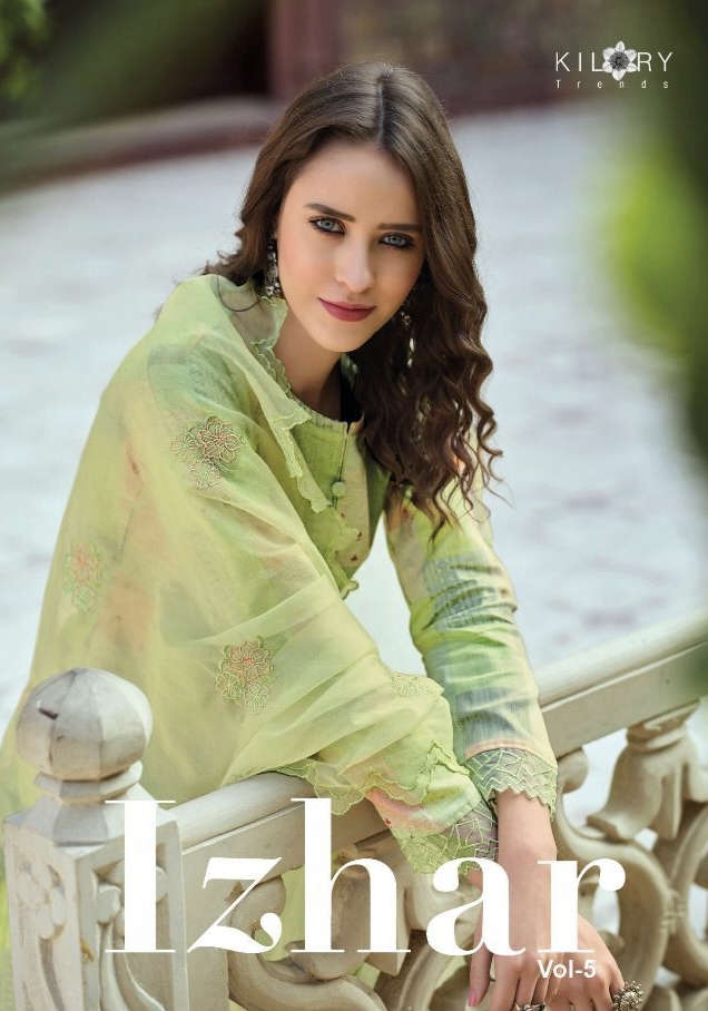 Izhar Vol 5 By Kilory Trendz Pure Cotton Suits