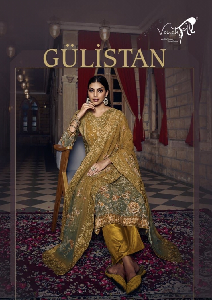 Gulista By Vouch Fashion Fancy Georgette Suit