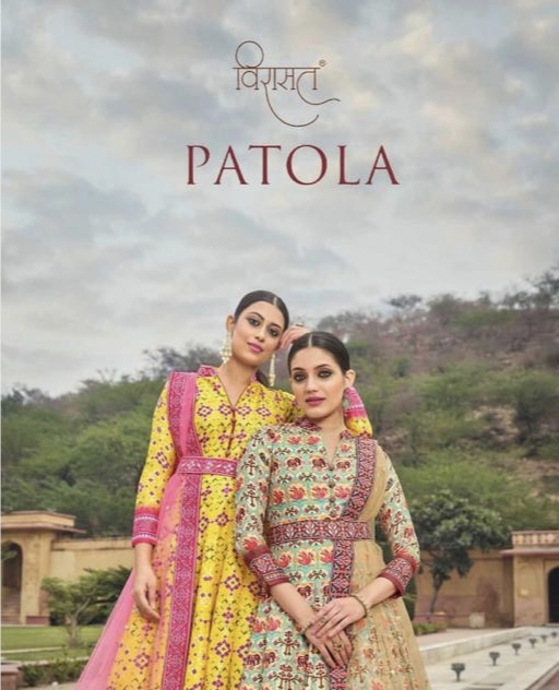 Patola Series 9001 To 9006 By Virasat Gowns Exclusive Premium Collection