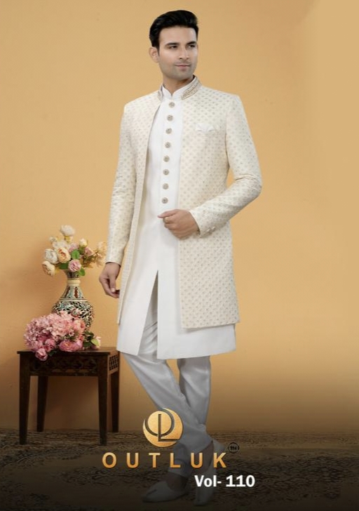 Outluk Premium Series Vol 110 By Outluk Premium Indo Western And Sherwani Collection
