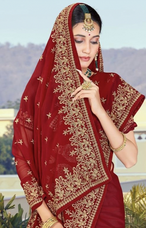 Trendy Series 6841 To 6850 By Nari Fashion Heavy Georgette Saree