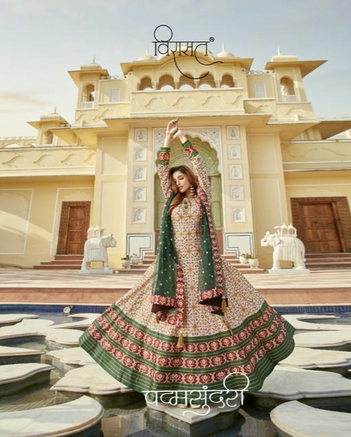 Padmasundari By Virasat Designer Gowns Single Avilable Dealer From Surat